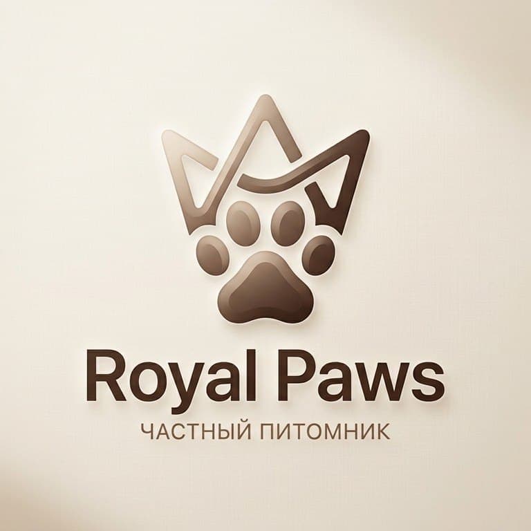 Логотип питомника Royal Paws