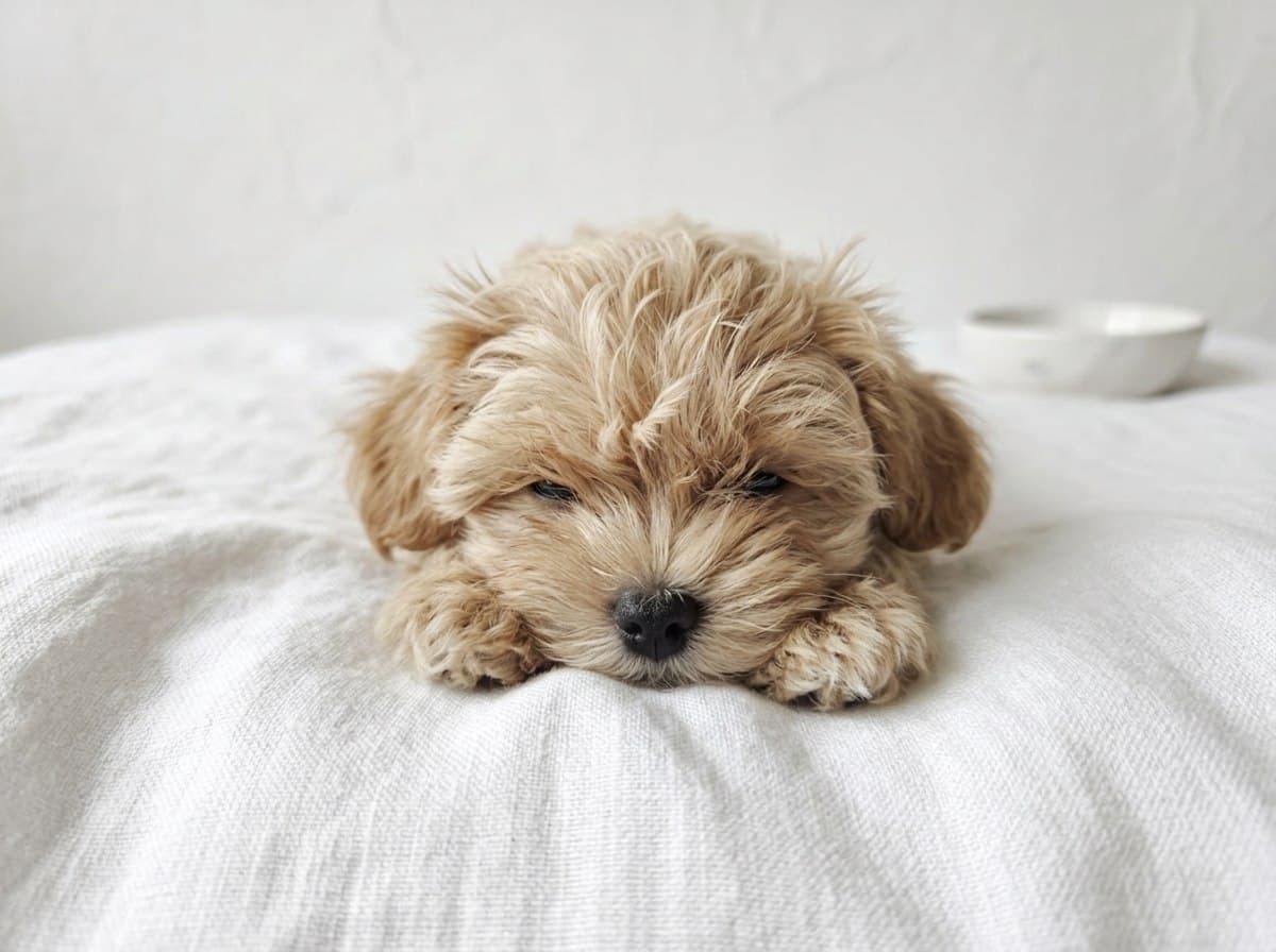 Щенок Мальтипу элитного питомника Royal Paws, окрас Окрас: Кремовый